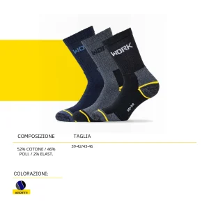 1015-CALZE DA LAVORO MEDIA ALTEZZA