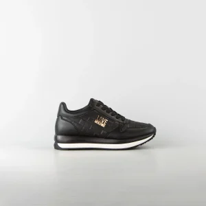 Sneaker vitello nero JA15434G0NIA900A Love Moschino