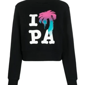 Palm Angels Felpa PWBA016S23FLE001