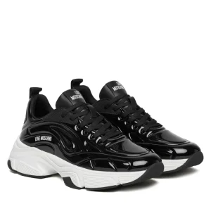 Sneaker nere vernice JA15376G0NJT000A Love Moschino
