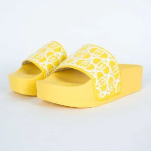 Liu Jo Mykonos01 Ciabatta Platform Patent Yellow