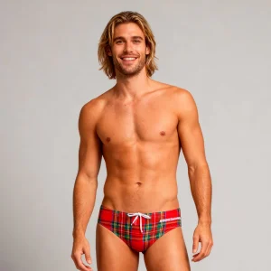 Slip da nuoto uomo da allenamento H2Otto 423H - Tartan