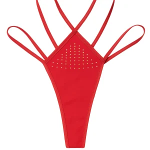 Perizoma Donna con Strass -RED EDITION -