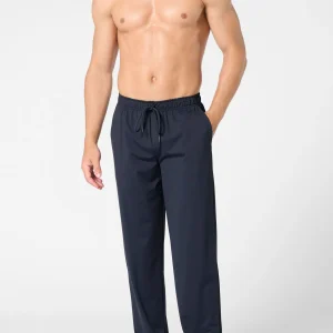 Pantaloni Lunghi in Tessuto Tecnico Antipiega - Blu