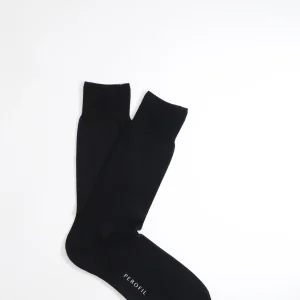 Calza Corta in Cotone Mak o - Nero