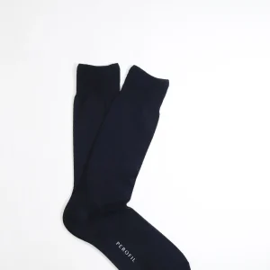 Calza Corta in Cotone Mak o - Blu