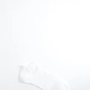 Sneakers in Filo di Scozia Elasticizzato - Bianco