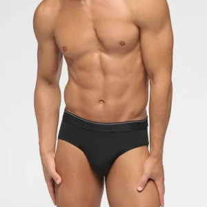 Slip Medio in Cotone elasticizzato 4Seasons - Nero