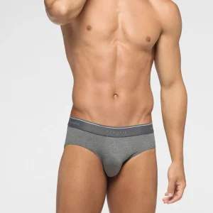 Slip Medio in Cotone elasticizzato 4Seasons - Grigio Scuro Melange