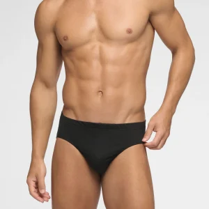 Slip Medio in Cotone Pima Bipack - Nero