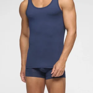 Canotta in Tessuto Tecnico Elasticizzato Riciclato 4Sport Outdoor - Blu