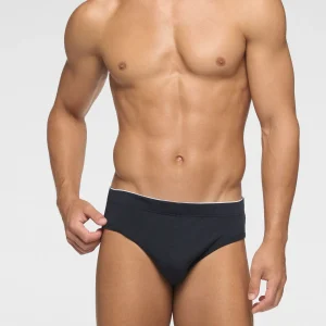 Slip Medio in Cotone elasticizzato Match Bipack - Blu