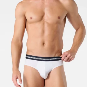 Slip Medio in Cotone elasticizzato Match Bipack - Bianco