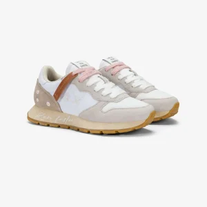 Sun68 Ally Vintage Sneakers Bianco Z36207