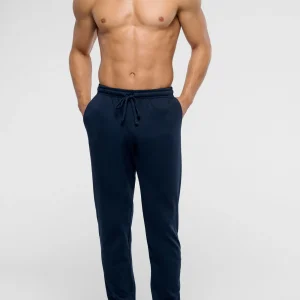 Pantaloni Lunghi Uomo in Cotone Invernale Serie Heritage - Blu