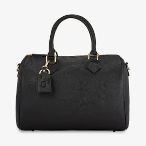 Bauletto in Pelle Nera VIAVERDI Made in Italy