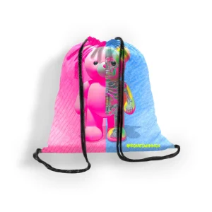 Zainetto in microfibra 132ZF - Pinkbone