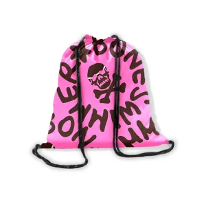 Zainetto in microfibra 125Z - Rosa Logo Cioccolato