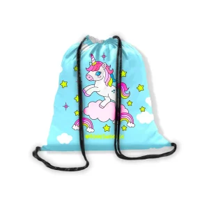 Zainetto in microfibra M021ZAF - Unicorno