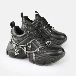 Buffalo Sneakers Binary Charm 2.0 Nero 1636514
