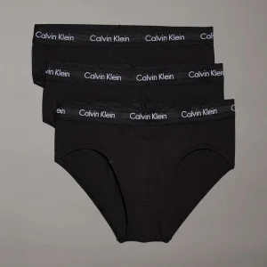 Calvin Klein Slip in Confezione da 3 Total Black