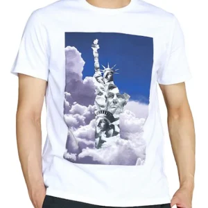 Neil Barrett T-Shirt PBJT150E B503S BIANCO