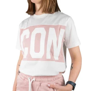 ICON T-shirt Logo Rosa ICDF2W6T012