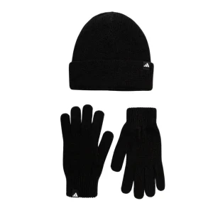 Adidas Set Cappello+Guanti Nero JN9443