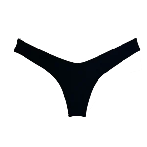 Brasiliana Satin 'V' - BLACK