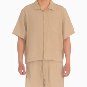 Brian Rush Camicia FD274-CAM511-BEIGE