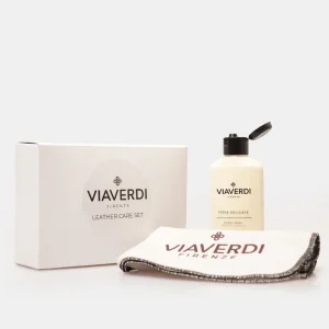 Kit per la Pulizia di Borse in Pelle Liscia - VIAVERDI Leather Set Care
