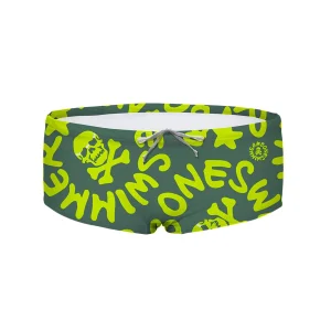 Parigamba uomo da allenamento Ucla 149U - Logo Military + Giallo Fluo